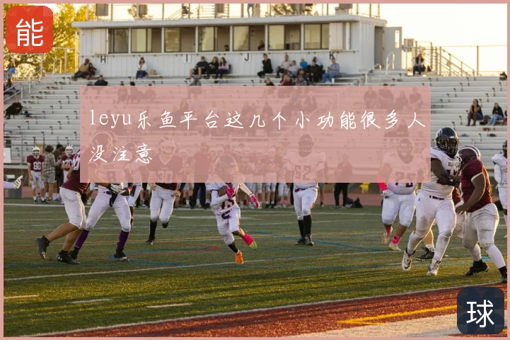 leyu乐鱼平台这几个小功能很多人没注意